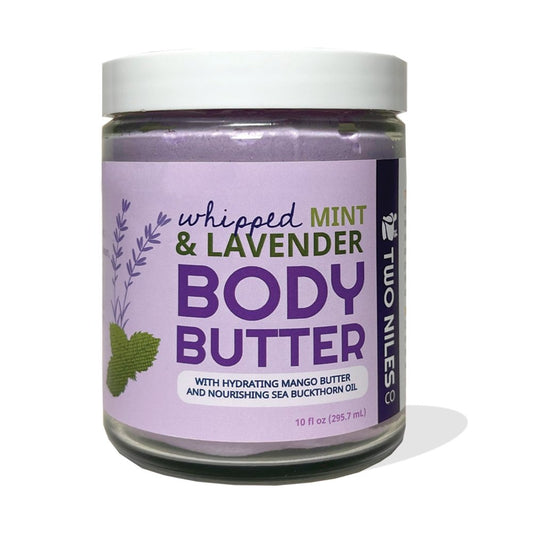 Lavender & Mint Whipped Body Butter - Two Niles Co